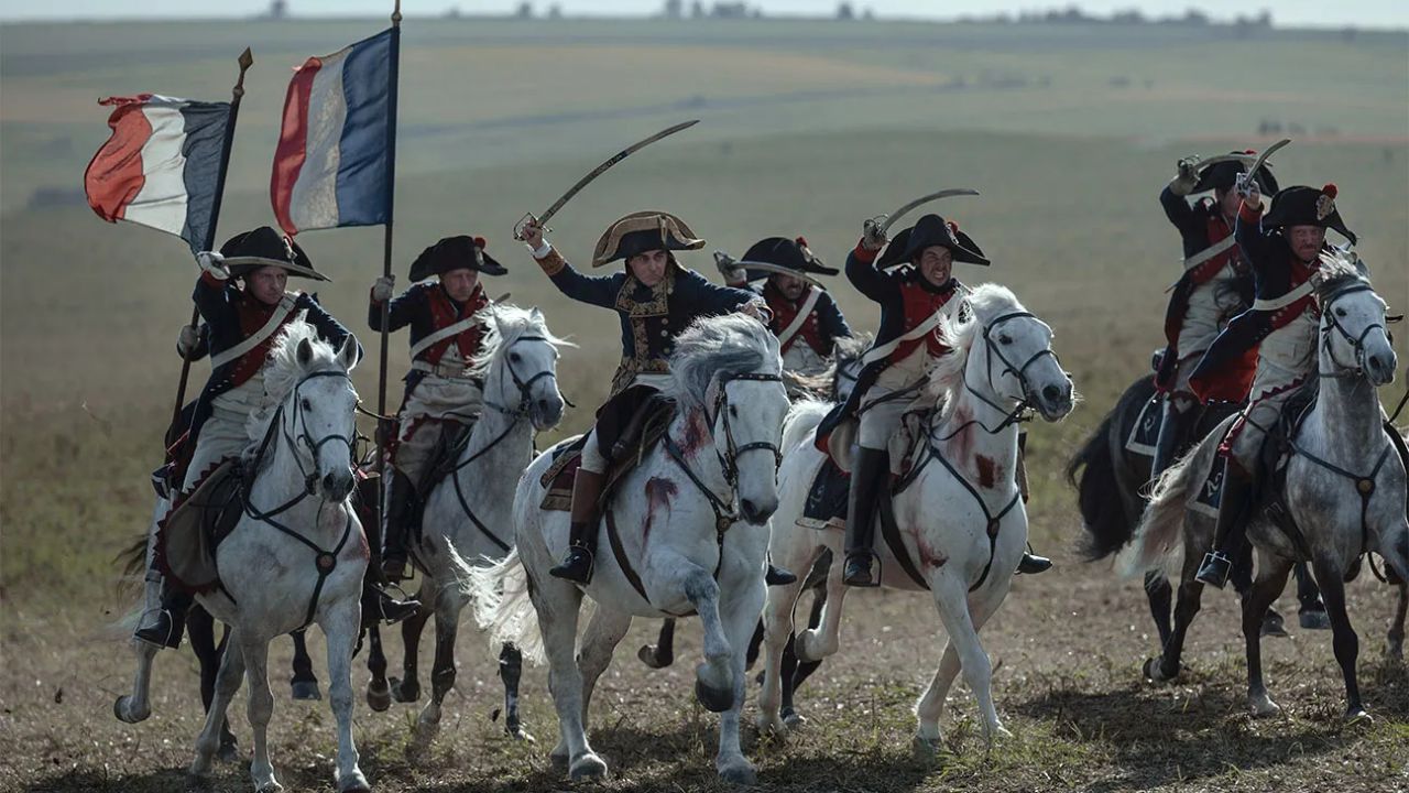Before Its Release in Theaters Napoleon Releases a New Image Honoring the Historic Birthday of the Emper or_